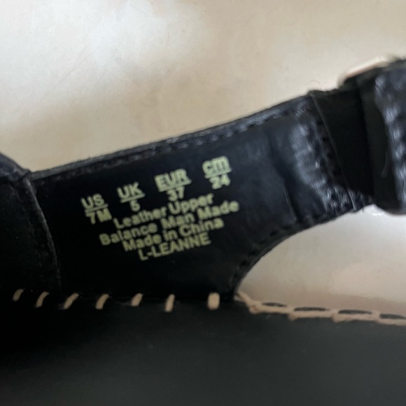 FRANCO SARTO LEATHER WEDGE SANDALS - Picture 3 of 5